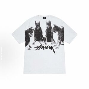 Stussy White Dobermin T-Shirt
